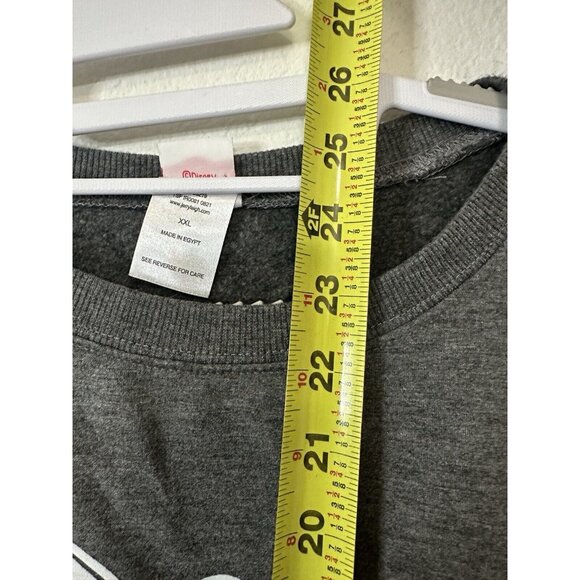 Disney Mickey Mouse Holiday Christmas Gray Pullover Sweater Size XXL - Picture 7 of 8